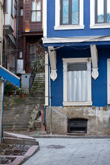 Bright color houses of Istanbul.