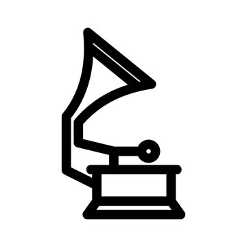 victrola icon or logo isolated sign symbol vector illustration - high quality black style vector icons