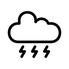 cloud icon or logo isolated sign symbol vector illustration - high quality black style vector icons