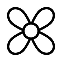 Obraz premium flower icon or logo isolated sign symbol vector illustration - high quality black style vector icons