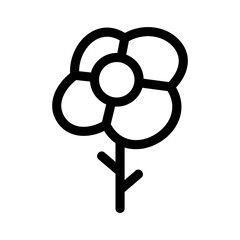 Obraz premium flower icon or logo isolated sign symbol vector illustration - high quality black style vector icons