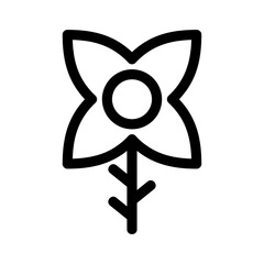 Obraz premium flower icon or logo isolated sign symbol vector illustration - high quality black style vector icons
