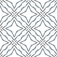 Medallion seamless pattern. Black and white posh