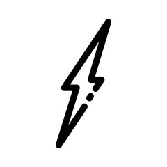 lightning icon or logo isolated sign symbol vector illustration - high quality black style vector icons