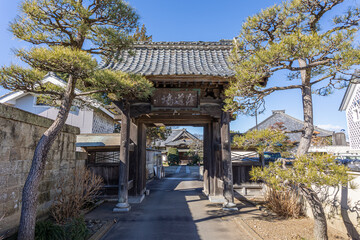 Obraz premium 栃木県真岡市 長蓮寺