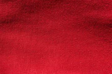 Abstract red fabric texture background