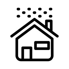 snow house icon or logo isolated sign symbol vector illustration - high quality black style vector icons