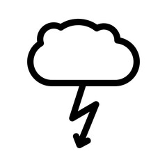 storm icon or logo isolated sign symbol vector illustration - high quality black style vector icons