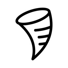 tornado icon or logo isolated sign symbol vector illustration - high quality black style vector icons