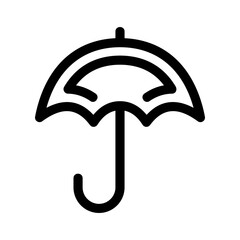 umbrella icon or logo isolated sign symbol vector illustration - high quality black style vector icons