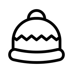 warm hat icon or logo isolated sign symbol vector illustration - high quality black style vector icons