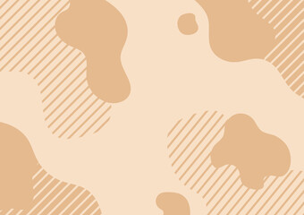 Abstract brown contour line curve modern banner background