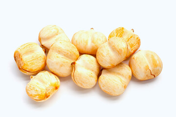 Toddy palm on white background.