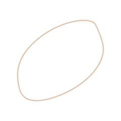 Organic line and shape in minimal style