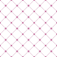 Seamless geometric pattern of diagonal lines and elements of oriental ornament