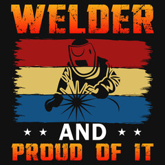 Welding tshirt design