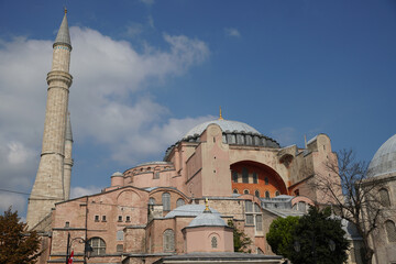 Fototapeta na wymiar Hagia Sophia in Istanbul, Turkiye