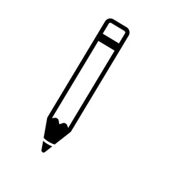 pencil icon in trendy flat style
