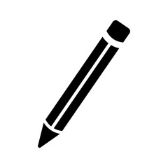 pencil icon in trendy flat style