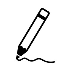 write icon, pencil vector icon