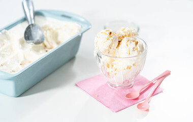 Coconut ice cream