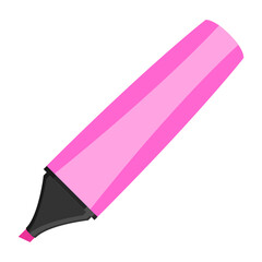 school stationery items for education flat icon vector illustration