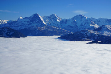 Eiger, Mönch und Jungfrau Alpen Schweiz