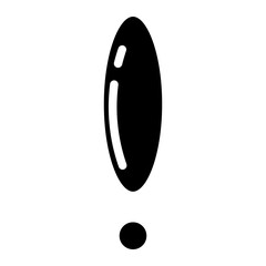 warning sign glyph 