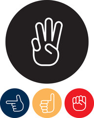 Human Hand collection, different hands, gestures, signals and signs.