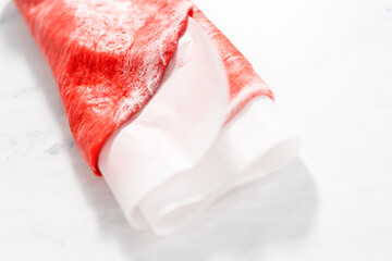 Patriotic cinnamon twists