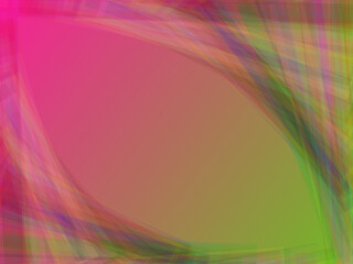 borders of a gradient background with geometric shapes