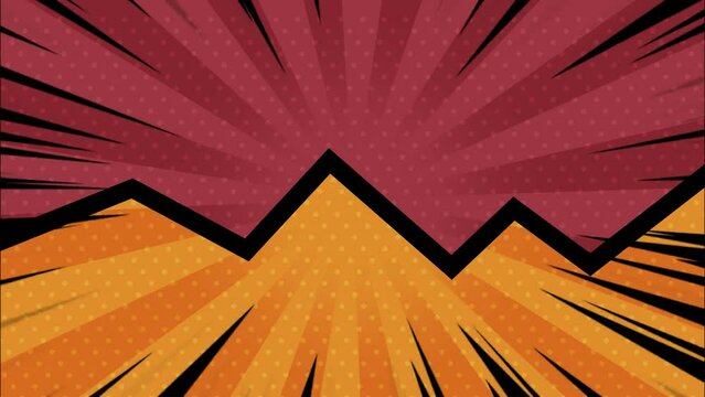 Add a touch of fun to your project with our comic style background animation footage. Perfect for ads, explainer videos, social media, and more. Colorful and lively comic-inspired backgrounds