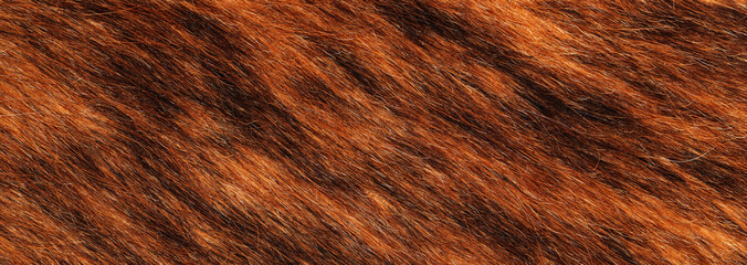 close up photo of dark drown fur texture background	
