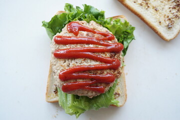 ハンバーグサンドイッチ