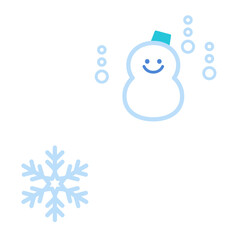 お天気アイコン　雪.