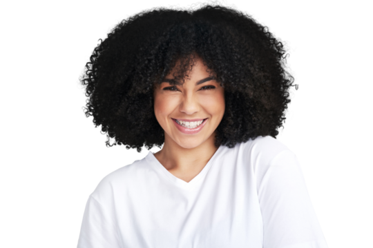 An attractive young woman posing isolated on a PNG background.
