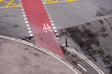 lane for exclusive use of bicycles