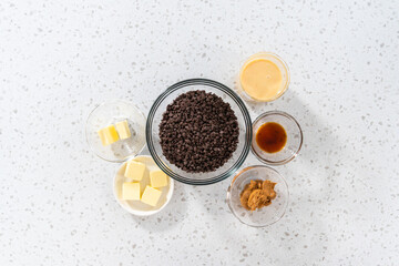 Homemade chocolate peanut butter fudge