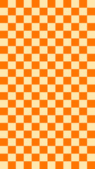 Vertical Retro Seamless Checkered Pattern Vintage Vector Background for Mobile Screen