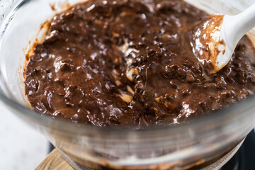 Homemade chocolate peanut butter fudge