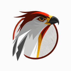 Bird Logo abstract design. Vector illustration on a light background