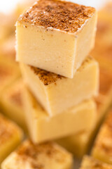 Christmas Eggnog fudge