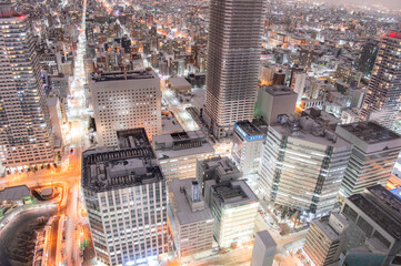 Fototapeta premium 北海道 札幌 夜景 素材