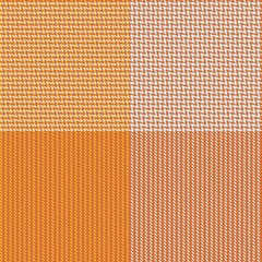 Orange Minimal Plaid textured Seamless Pattern