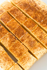 Christmas Eggnog fudge