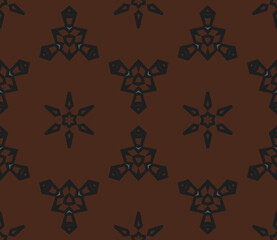Geometric pattern. Seamless vector background. Ethnic graphic design