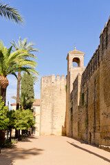 Fototapeta premium Alcazar of the Christian Monarchs, Alcázar de los Reyes Cristianos, Cordoba, Andalusia, Spain