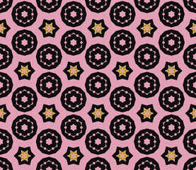Geometric pattern. Seamless vector background. Ethnic graphic design