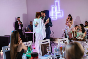 the first wedding dance of the bride and groom