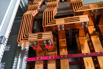 Power transformer installation at the modern industrial plant